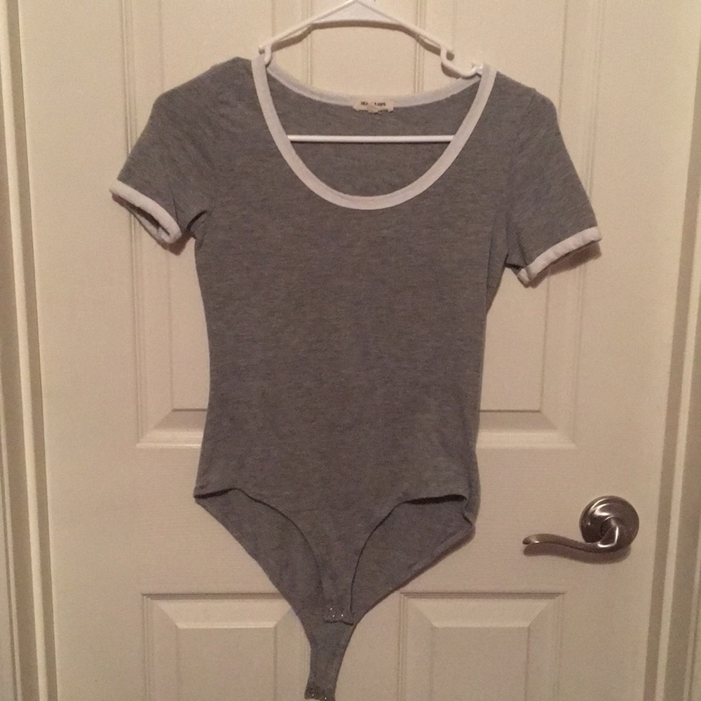 Grey Tee Bodysuit